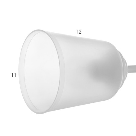 Causte "Online" (cylinder) 2x15W E27 Model: BR 00193 White/Transparent-5