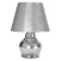 Astori table lamp E27 40W silver 31x31x50 cm Risalux