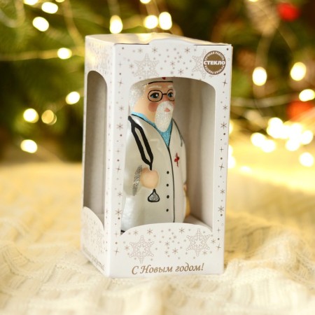 Christmas tree toy "Doctor" 13 cm-2