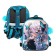 Frame backpack, 35x26x13, Seventeen, girl EVA, green