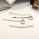 Invisibility for hair "Amelia" (set 4 pcs) 6 cm, silver