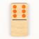Domino wooden "color" 28 chips 50x25 mm