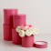 Set of round boxes 5V1 "Fuchsia Purvalum", 20 × 20 ‒15 × 15 cm