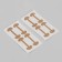 Set of stickers for correcting ingrown nails, 8 pcs, 5.2 × 2 cm, beige color