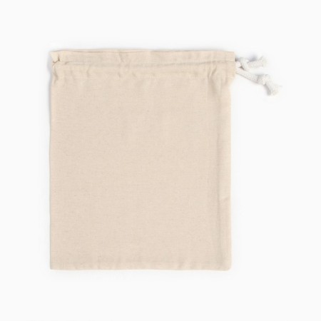 Bag Textile Ethel ECO, col. Milk, 27x34 cm, 70% HL, 30% linen, 190 g/m2-3