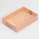 Confectionery packaging, Makarun box with PVC lid, Kraft, 17 x 12 x 3.5 cm