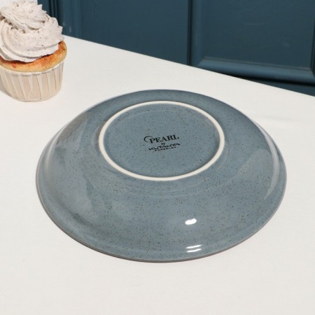 Pearl salad bowl, d = 21 cm, 700 ml, blue, porcelain-2