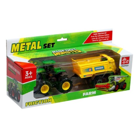 Metal tractor "Special Technics", inertia, mix-12