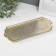 Interior polystone stand “Illusion. Flower” gold with a patina 28.5x11x1 cm
