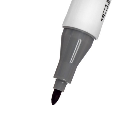 Meshu bilateral markers for sketching, 12 colors (sea colors)-3