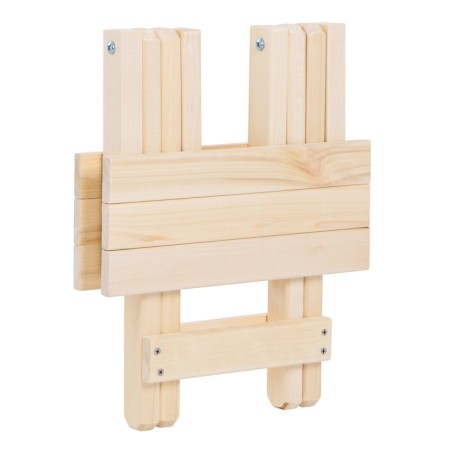 Folding stool, 30 × 35 × 40cm, from linden, "Dobroparov"-2