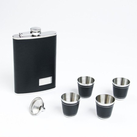 Gift set 6 in 1 "Classic": Flaw 270 ml + funnel, 4 glasses-1