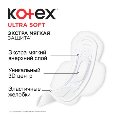 Kotex gaskets Ultra soft Super 8 pcs.-4