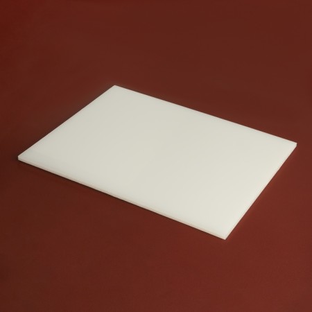 Board-plate for punks and work with skin, 24 × 19 × 0.5 cm, white color