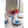 Porcelain shade “Cosmos”, d = 21.2 cm, blue color