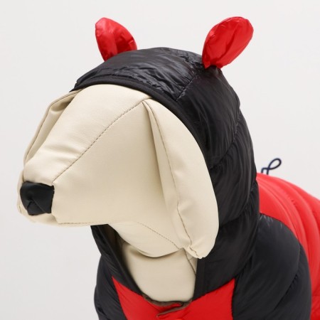 Combineson "Bear", size 12 (DS 28 cm, OG 38 cm, Osh 27 cm), black and red-4