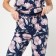 Female homemade set (T-shirt/pants), dark blue color, size 46