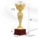 Cup 120V, award figure, gold, plastic stand, 33.2 × 11.8 × 10.5 cm.
