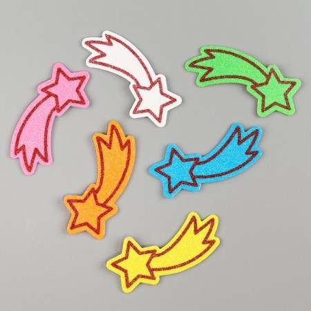 Set of stickers from EVA "Stars", 6 pcs., Mix color-2