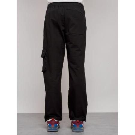 Sports male pants, size 48, black color-21
