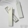 Gift box for a bracelet/chain/clock "Bow", 21 × 4, Milk color