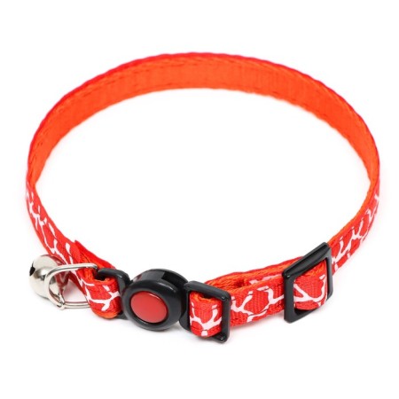 Fly collar "giraffe", 30 x 1 cm, red-1