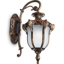 Sadovo-park lamp Feron PL4042, IP44, E27, 60 W, 270x175x410 mm, color black gold
