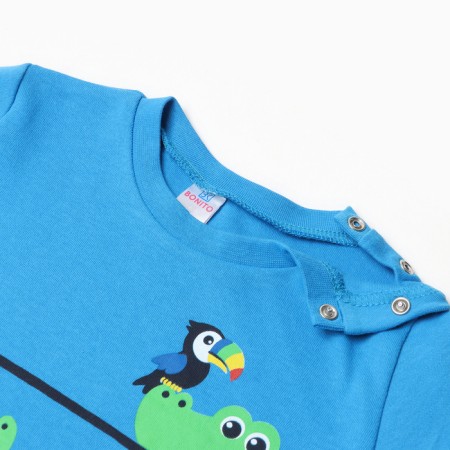 Longslit for the boy, the color is dark turquoise, height 104 cm-1