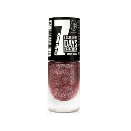 Nail polish TF Color Gel, tone 273 Lilac shimmer, 8ml