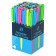 Ballic handle Schneider "Vizz f Neon", node 0.8 mm, blue ink, transparent case, neon mix
