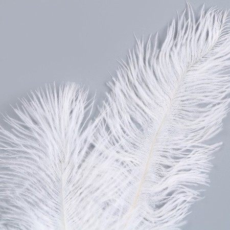 Decor of feathers "Fountain" on the leg, height - 70 cm-7