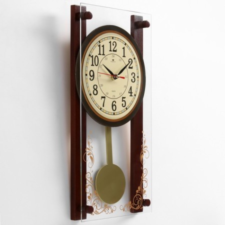 Watching clock, interior with a pendulum "vine", silent-1