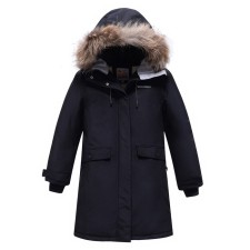 Winter park for a girl, black color, height 152