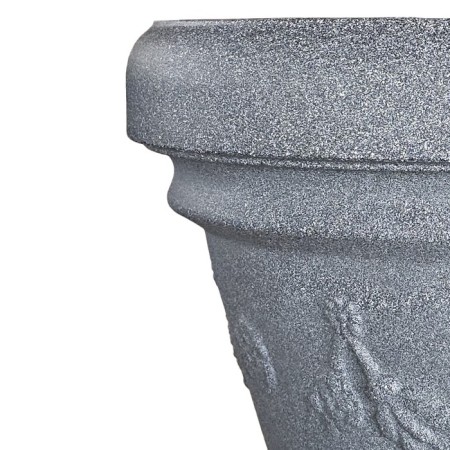 Kashpo for flowers "Viola 2" 60x60x48 cm, 80 l, color gray granite-1