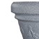 Kashpo for flowers "Viola 2" 60x60x48 cm, 80 l, color gray granite