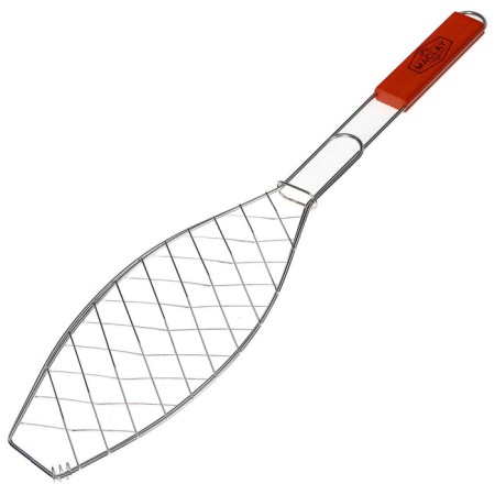 Grill grill for fish Maclay, 30x12 cm, chrome steel, for barbecue-6