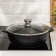 Form "granite Black" Induction Pro, 4 l, d = 28cm, glass cover, anti -stick coating, induction, black color
