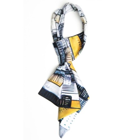 Women's scarf, size 35x27 cm-1