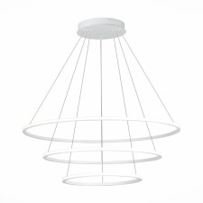 Светильник подвесной St Luce. ST604.543.114. 1х114 Вт, LED, 4000K, 7410 Lm, 80х80 см, цвет белый