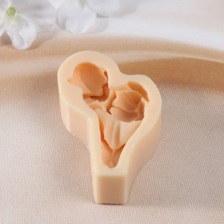 Silicone Mold "Flower No. 6" 2.5x5x8 cm-1