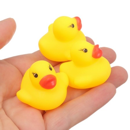 A set of rubber toys for the bath "Ducks on the ship", 7 objects, color mix, crumb I-7