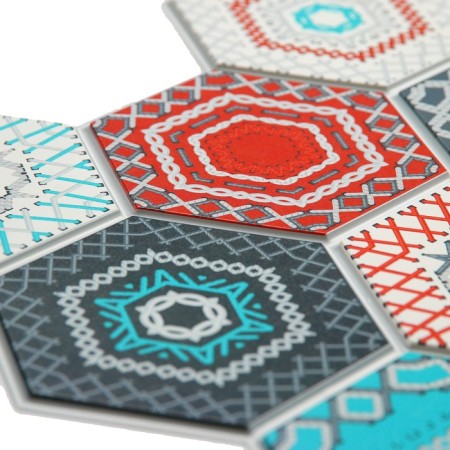 PVC panel faceted hexagon lag 492*973*0.2mm-1