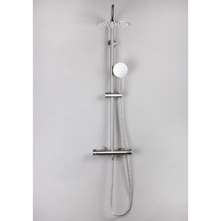 Shower system Fashun A52427, thermostat, tropical shower, shower, satin-1