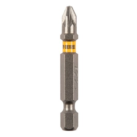 Denzel 11656 bit set, hexagonal profile, PZ2 x 50 mm, steel S2, 10 pcs.-3