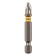 Denzel 11656 bit set, hexagonal profile, PZ2 x 50 mm, steel S2, 10 pcs.
