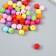 Beads for creativity plastic "Rombics with faces" Color set 25 g 1x1x1 cm