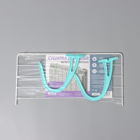 Drywall for linen on a radiator, 45 × 23.5 × 18 cm, white color-3