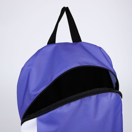 School textile Backpack 46x30x10 cm, vertical pocket, purple color-4