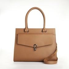 Bag Women's Tout, on the zipper, the color is light sand