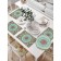 A set of napkins for setting the Tsvetno Ornament table, rectangular, size 32x46 cm, 4 pcs